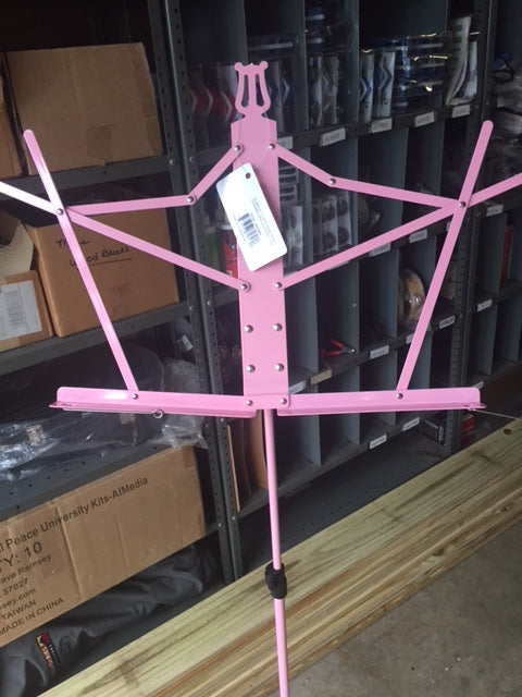 Music stand - Protec aluminum - pink