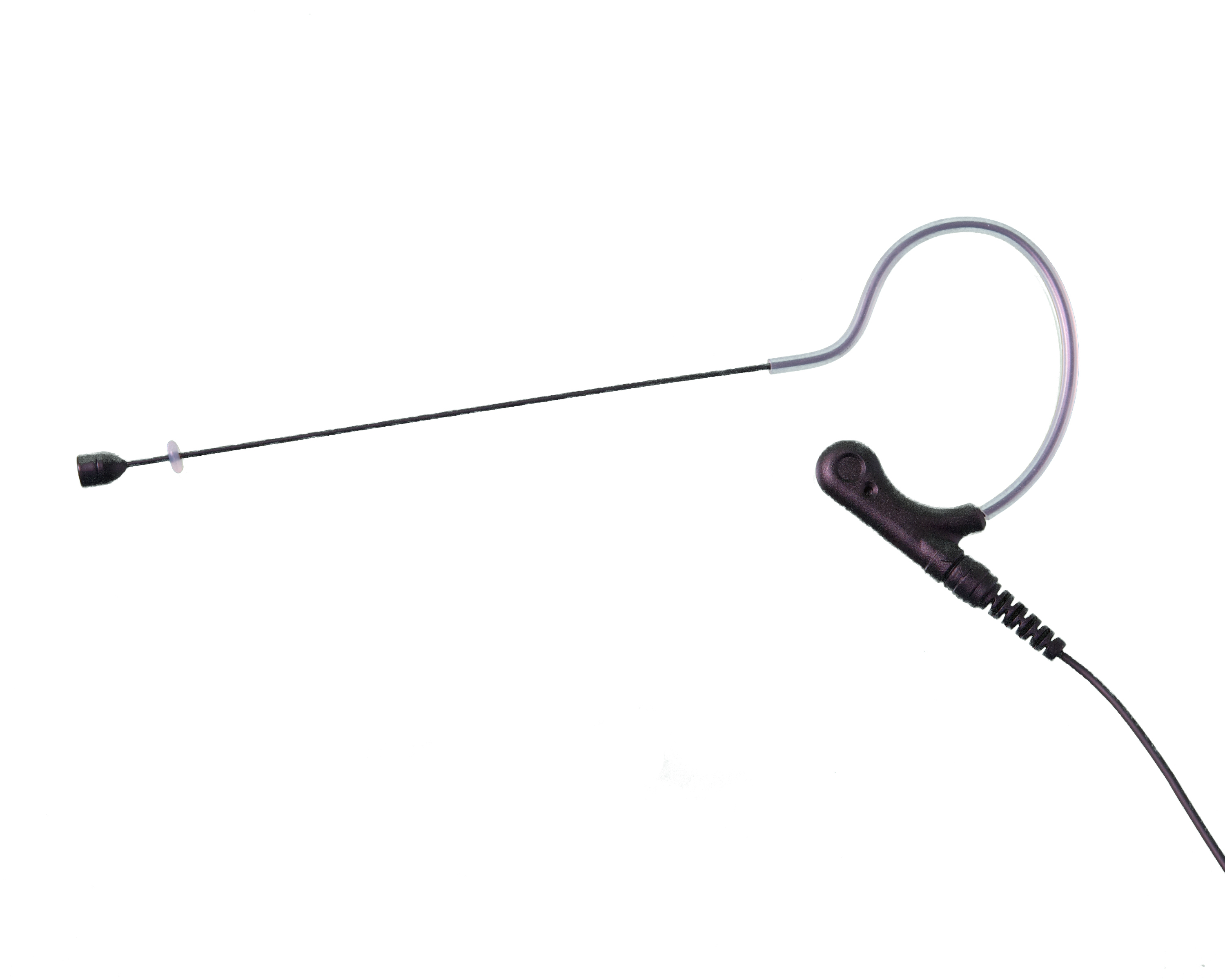 Airwave Technologies HSD-SLIMLINE+DE T3 BLACK Dual Ear Head-worn Microphone Detachable cable T3 Connector 