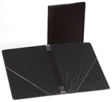 Sheet Music Folder - Choral Folder 7-3/4 x 11; Elastic Stays; Black